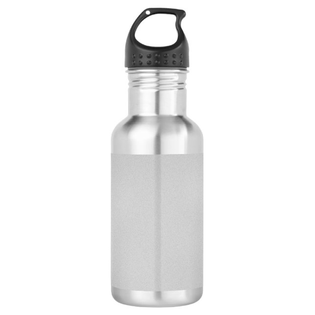 Künstlerisch Gray Textur Edelstahlflasche (Vorderseite)