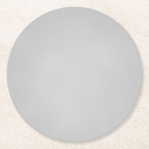 Künstlerisch Gray Textur Runder Pappuntersetzer