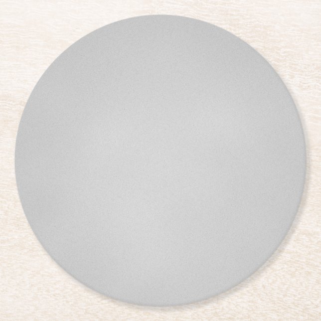 Künstlerisch Gray Textur Runder Pappuntersetzer (Vorderseite)