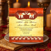 Künstlerisch indische weiße Elefanten Hochzeit Ein