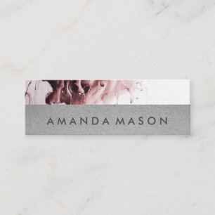 künstlerisch   Interior Design   Abstrakte Kunst Mini Visitenkarte