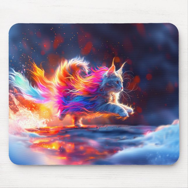 Künstlerisch Kitten Mousepad (Vorne)
