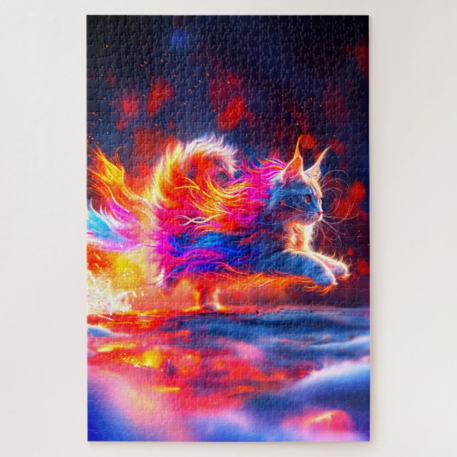 Künstlerisch Kitten Puzzle (Vertikal)