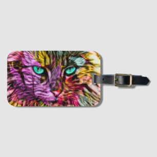 Künstlerisch Kitty Cat Gepäckanhänger
