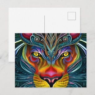 Künstlerisch Magische Fantasiewelt Postkarte