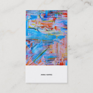 Künstlerisch modern Beruflich Visitenkarte