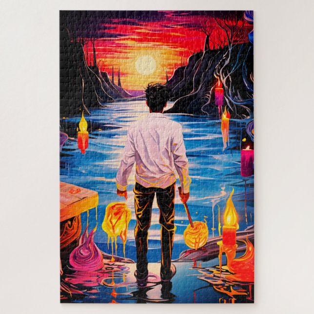 Künstlerisch Puzzle (Vertikal)