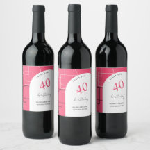 Künstlerisch rosa Geo Modern