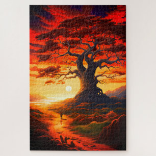 Künstlerisch Sunset Puzzle