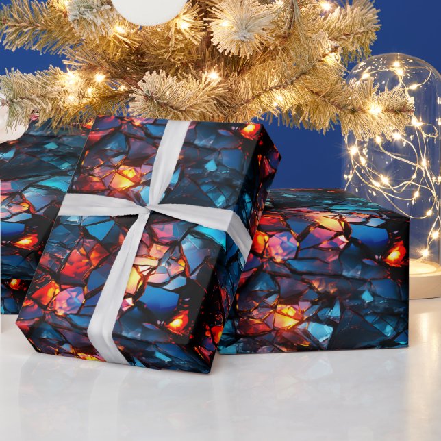Künstlerische Abschnitte Geschenkpapier (Feiertage)