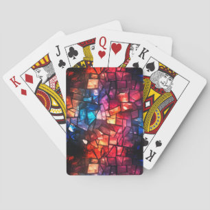 Künstlerische Abschnitte Spielkarten
