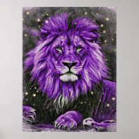 *~* Künstlerische Abstrakte kühne Celestial LION A
