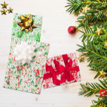 Künstlerische Abstrakte Paint Spritzer Weihnachtsf Geschenkpapier Set<br><div class="desc">Dieses einzigartige, moderne, künstlerische Weihnachts- und Winterurlaubsdesign besticht durch festlich impressionistische Aquarellfarben-Spritzer in Rot, Grün, Rosa und Creme in verschiedenen Kombinationen auf weißem Hintergrund mit einem lustigen, malerischen Acryl-, Gouache- oder Tintenlook. Dieses Set besteht aus drei verschiedenen Farbspritzer-Mustern: Rot, Grün und Creme auf Weiß, Farbtöne und Grüntöne auf Weiß, Rot...</div>