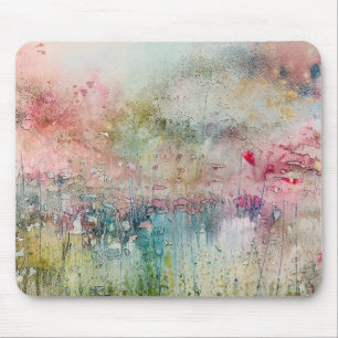 Künstlerische Alkohol-Tinte-Abstrakte Landschaft-M Mousepad
