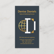 Künstlerische Alphabet-d Goldkugel-Blau-Eleganz