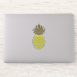 Künstlerische Ananas Aufkleber