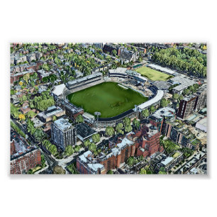 Künstlerische Ansicht des Lord’s Cricket Ground, L Fotodruck