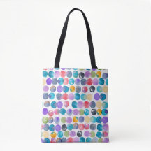 Künstlerische Aquarell-Tasche – Moderne Abstraktio