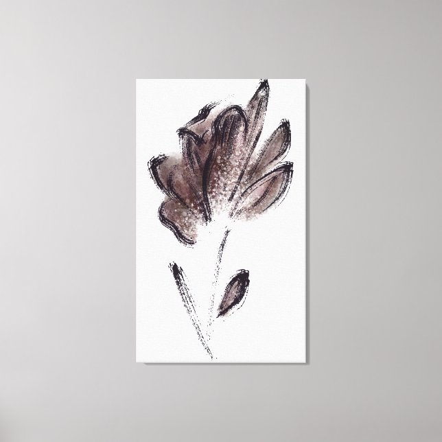 Künstlerische Aquarellbilder Leinwanddruck (Vorderseite)