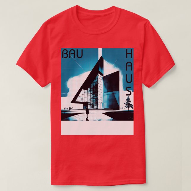 Künstlerische Architektur 04 BlW T-Shirt (Design vorne)