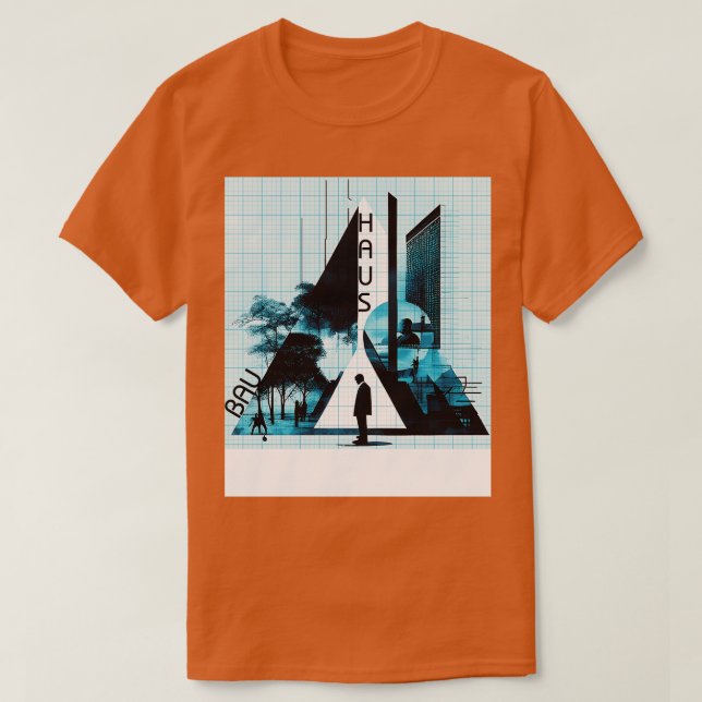 Künstlerische Architektur 06 BlW T-Shirt (Design vorne)