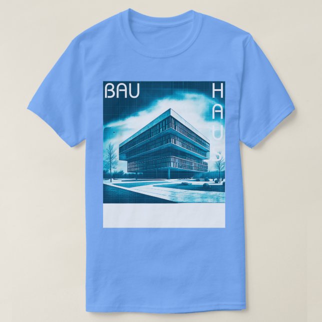 Künstlerische Architektur 08 BlW T-Shirt (Design vorne)