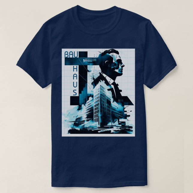 Künstlerische Architektur 10 BlW T-Shirt (Design vorne)