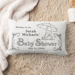 Künstlerische Babydusche Lendenkissen