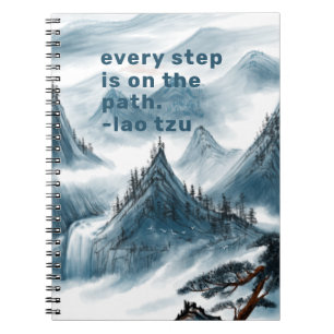 Künstlerische Bergbilder - Inspirationsquelle Notizblock
