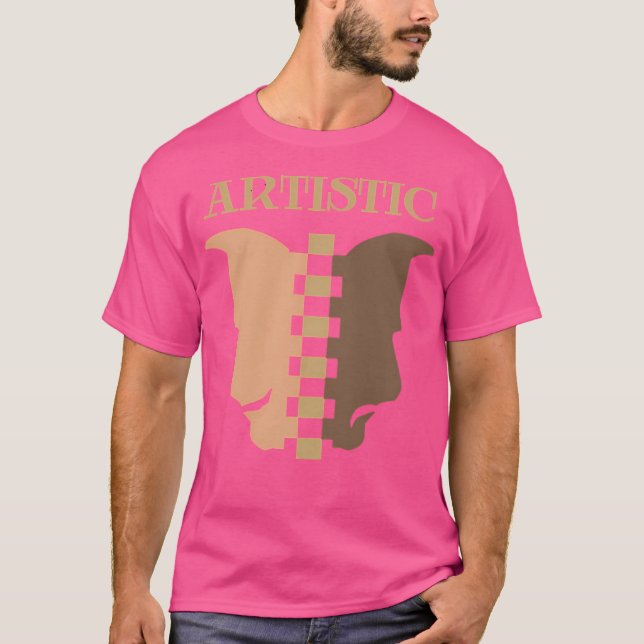 Künstlerische Bewegung T-Shirt (Vorderseite)