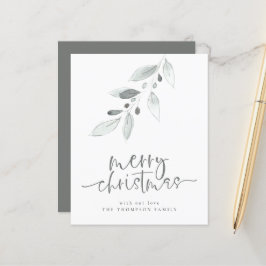 Künstlerische Blätter Frohe Weihnachtskarte
