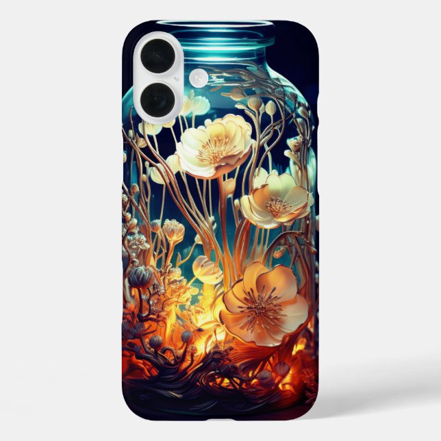 Künstlerische Blume - Fall Case-Mate iPhone Hülle (Rückseite)