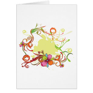 künstlerische Blumen-Blasengestaltung