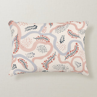 Künstlerische Blumenmuster, dekorative Herbstdekor Dekokissen