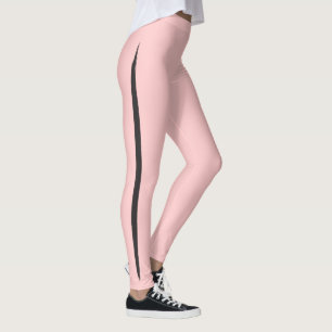 Künstlerische Bürsten-Seiten-gestreifte elegante Leggings