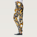 Künstlerische Collage gebrochener Tiles-Brown Blue Leggings<br><div class="desc">Fotografie. Eine künstlerische Mix-and-Match-Collage gebrochener Fliesen aus Barcelona,  Spanien. Einzigartig!</div>