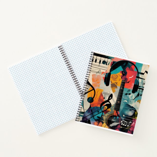 Künstlerische Collagen 1 Notizbuch (Innenseite)