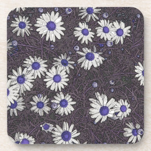 Künstlerische Daisies Getränkeuntersetzer