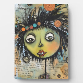 Künstlerische Damen 7 Fotoplatte