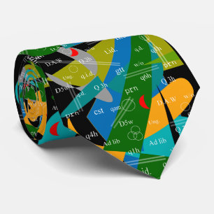 Künstlerische die Abkürzungs-Krawatte abstrakte  Krawatte