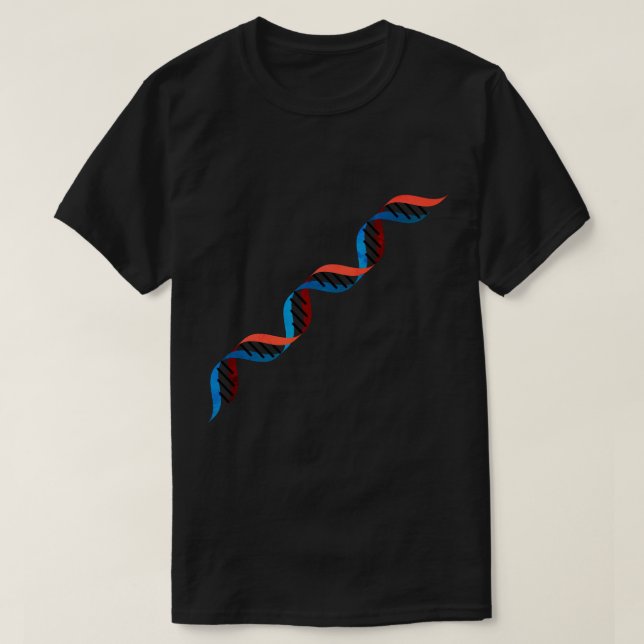 Künstlerische DNA - Ihre Wahl der Farbunisex-Kleid T-Shirt (Design vorne)