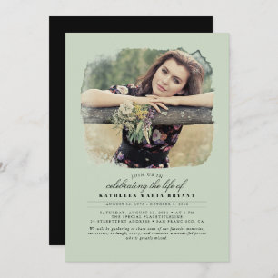 Künstlerische Elegant-Feier zum lebensbegleitenden Einladung