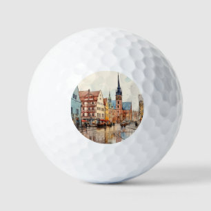 Künstlerische Eleganz mit einer Touch Deutschlands Golfball