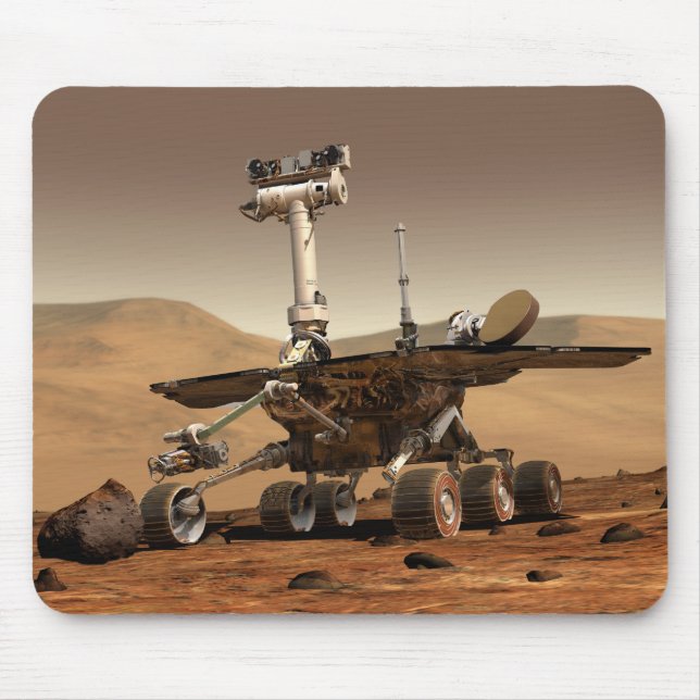 Künstlerische Endition von Mars Rover Mousepad (Vorne)