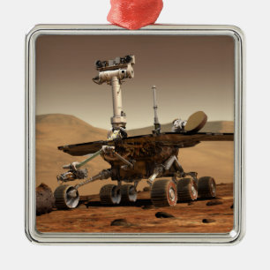 Künstlerische Endition von Mars Rover Ornament Aus Metall