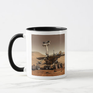 Künstlerische Endition von Mars Rover Tasse