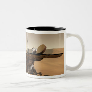 Künstlerische Endition von Mars Rover Zweifarbige Tasse