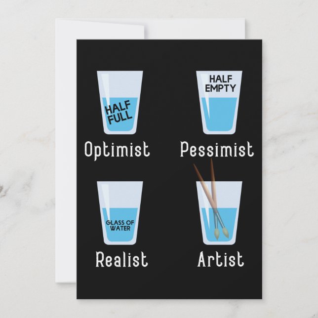 Künstlerische Fakten Funny Artists Kunstlehrer Gr Dankeskarte (Vorderseite)