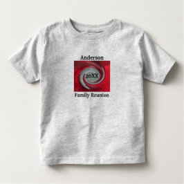 Künstlerische Familie Wiedersehen Abstrakt Swirl K Kleinkind T-shirt