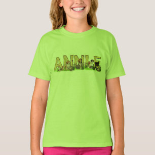 Künstlerische Fantasie, farbige Vogelzeichnungen T-Shirt